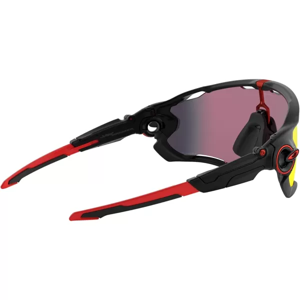 imageOakley Mens OO9290 Jawbreaker Shield SunglassesMatte BlackPrizm Road