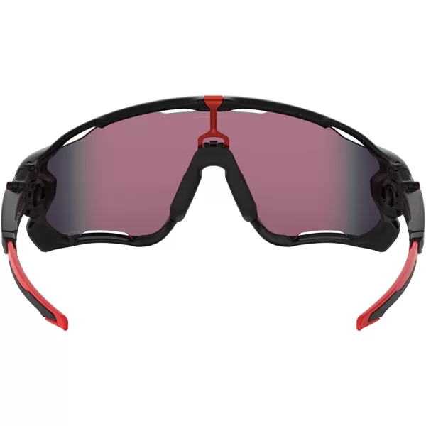 imageOakley Mens OO9290 Jawbreaker Shield SunglassesMatte BlackPrizm Road