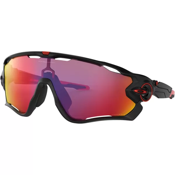 imageOakley Mens OO9290 Jawbreaker Shield SunglassesMatte BlackPrizm Road