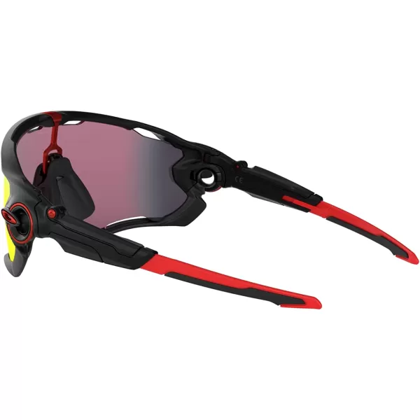 imageOakley Mens OO9290 Jawbreaker Shield SunglassesMatte BlackPrizm Road