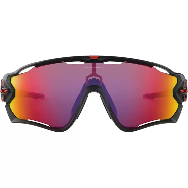 imageOakley Mens OO9290 Jawbreaker Shield SunglassesMatte BlackPrizm Road