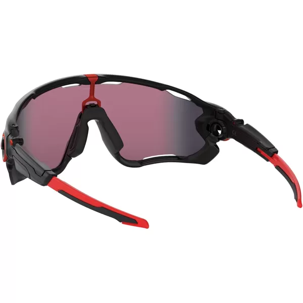 imageOakley Mens OO9290 Jawbreaker Shield SunglassesMatte BlackPrizm Road