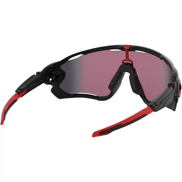 imageOakley Mens OO9290 Jawbreaker Shield SunglassesMatte BlackPrizm Road