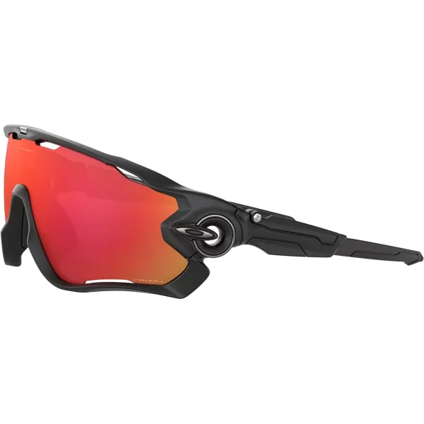 imageOakley Mens OO9290 Jawbreaker Shield SunglassesMatte BlackPrizm Trail Torch
