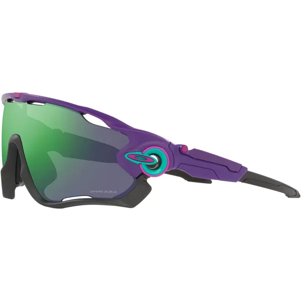 imageOakley Mens OO9290 Jawbreaker Shield SunglassesMatte Electric PurplePrizm Jade