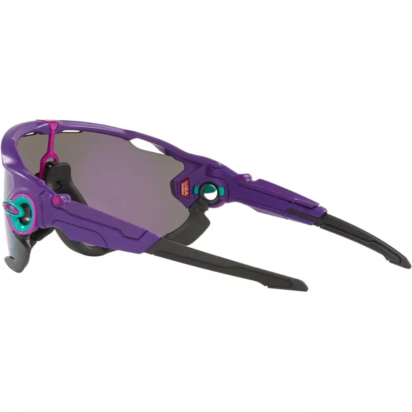 imageOakley Mens OO9290 Jawbreaker Shield SunglassesMatte Electric PurplePrizm Jade