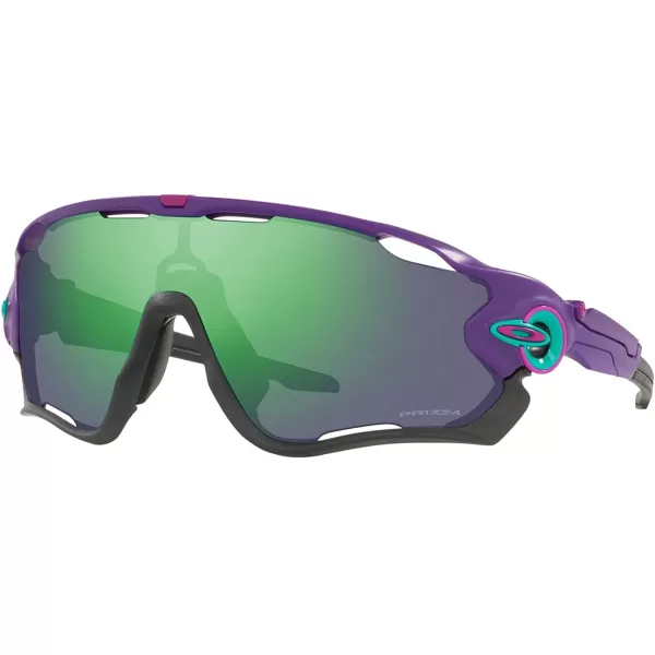 imageOakley Mens OO9290 Jawbreaker Shield SunglassesMatte Electric PurplePrizm Jade