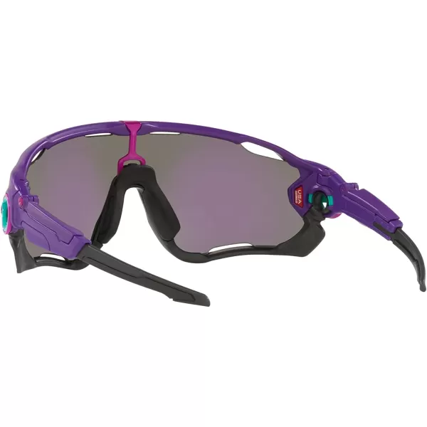 imageOakley Mens OO9290 Jawbreaker Shield SunglassesMatte Electric PurplePrizm Jade
