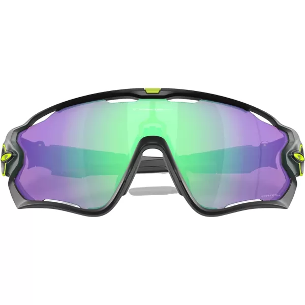 imageOakley Mens OO9290 Jawbreaker Shield SunglassesMatte Hunter GreenPrizm Road Jade