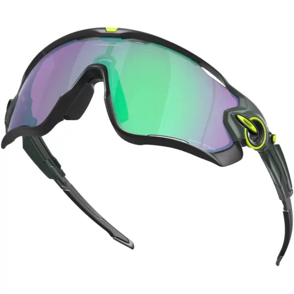 imageOakley Mens OO9290 Jawbreaker Shield SunglassesMatte Hunter GreenPrizm Road Jade