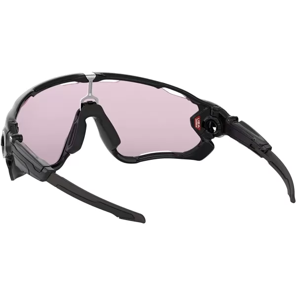 imageOakley Mens OO9290 Jawbreaker Shield SunglassesPolished BlackPrizm Low Light