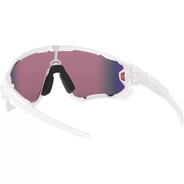 imageOakley Mens OO9290 Jawbreaker Shield SunglassesPolished WhitePrizm Road