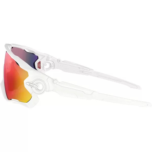 imageOakley Mens OO9290 Jawbreaker Shield SunglassesPolished WhitePrizm Road