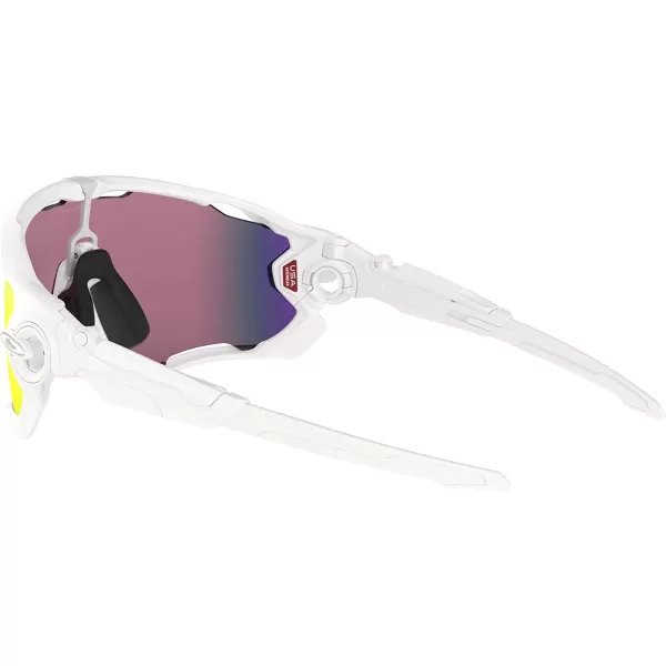 imageOakley Mens OO9290 Jawbreaker Shield SunglassesPolished WhitePrizm Road