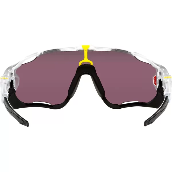 imageOakley Mens OO9290 Jawbreaker Shield SunglassesTour De France Matte ClearPrizm Road Black