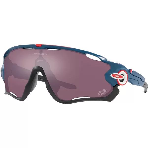 imageOakley Mens OO9290 Jawbreaker Shield SunglassesTour De France PoseidonPrizm Road Black