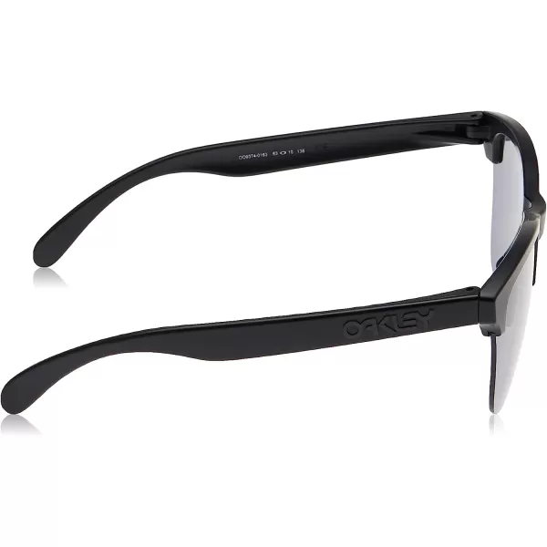 imageOakley Mens OO9374 Frogskins Lite Square Sunglasses Matte BlackGrey 63 mmOakley Mens OO9374 Frogskins Lite Square Sunglasses Matte BlackGrey 63 mm