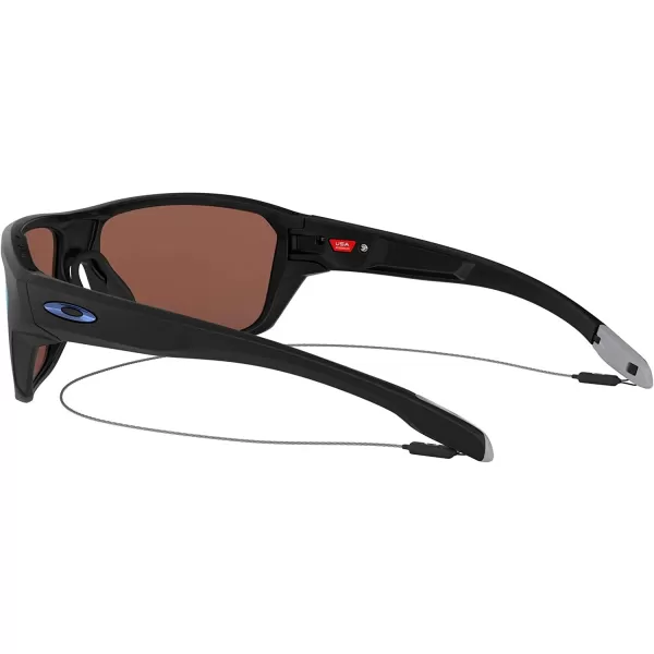 imageOakley Mens OO9416 Split Shot Rectangular SunglassesMatte BlackPrizm Deep Water Polarized