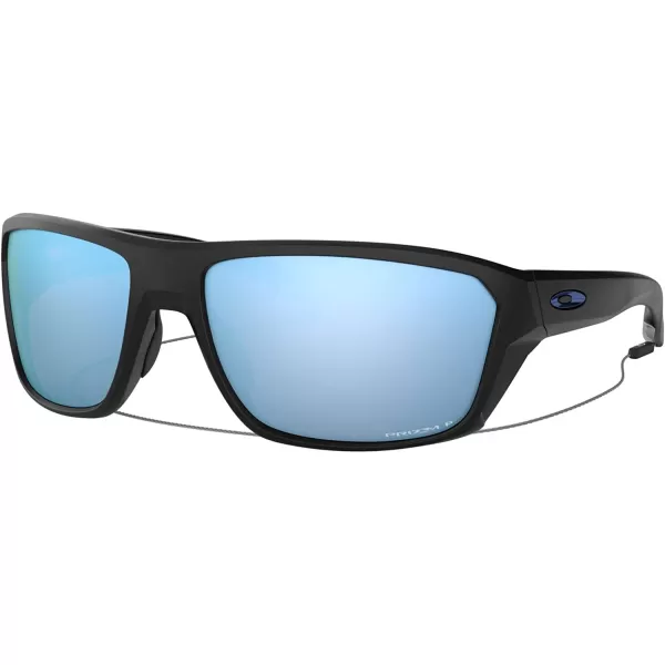 imageOakley Mens OO9416 Split Shot Rectangular SunglassesMatte BlackPrizm Deep Water Polarized