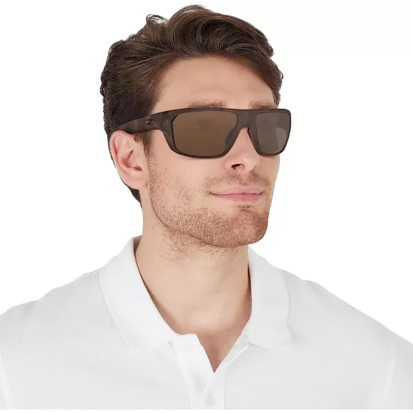 imageOakley Mens OO9416 Split Shot Rectangular SunglassesMatte Brown TortoisePrizm Tungsten Polarized
