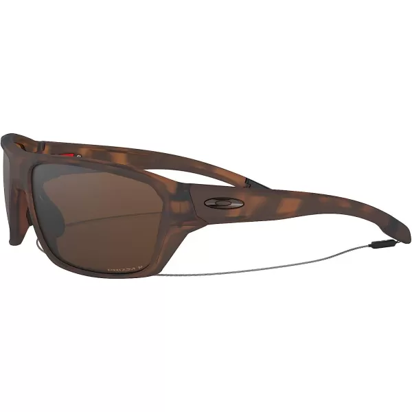 imageOakley Mens OO9416 Split Shot Rectangular SunglassesMatte Brown TortoisePrizm Tungsten Polarized