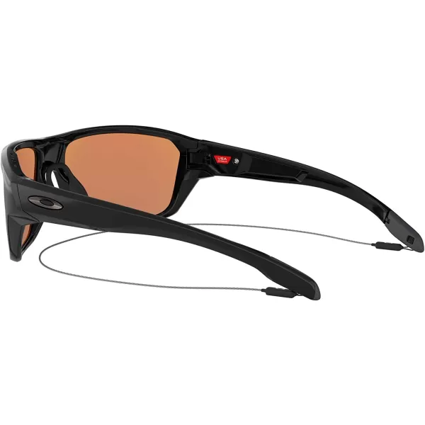 imageOakley Mens OO9416 Split Shot Rectangular SunglassesPolished BlackPrizm Shallow Water Polarized