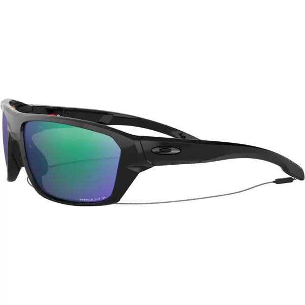 imageOakley Mens OO9416 Split Shot Rectangular SunglassesPolished BlackPrizm Shallow Water Polarized