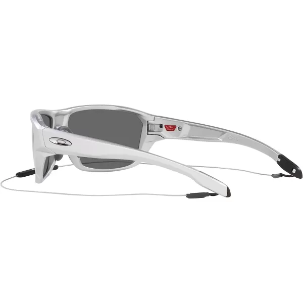 imageOakley Mens OO9416 Split Shot Rectangular SunglassesX SilverPrizm Black
