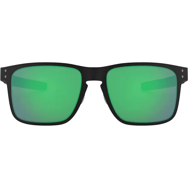 imageOakley Mens Oo4123 Holbrook Metal Square SunglassesMatte BlackJade Iridium