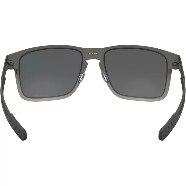 imageOakley Mens Oo4123 Holbrook Metal Square SunglassesMatte GunmetalPrizm Black Polarized