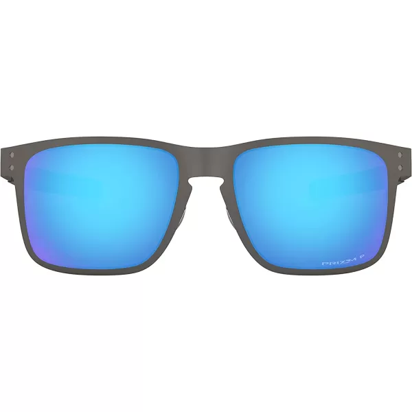 imageOakley Mens Oo4123 Holbrook Metal Square SunglassesMatte GunmetalPrizm Sapphire Iridium Polarized