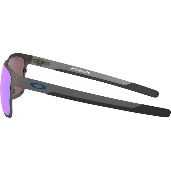 imageOakley Mens Oo4123 Holbrook Metal Square SunglassesMatte GunmetalPrizm Sapphire Iridium Polarized