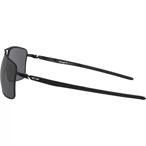 imageOakley Mens Oo4124 Gauge 8 Rectangular SunglassesMatte BlackGrey
