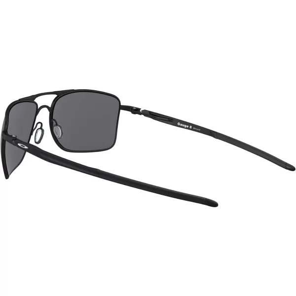 imageOakley Mens Oo4124 Gauge 8 Rectangular SunglassesMatte BlackGrey
