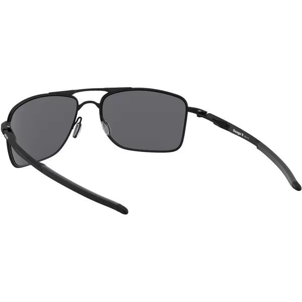 imageOakley Mens Oo4124 Gauge 8 Rectangular SunglassesMatte BlackGrey