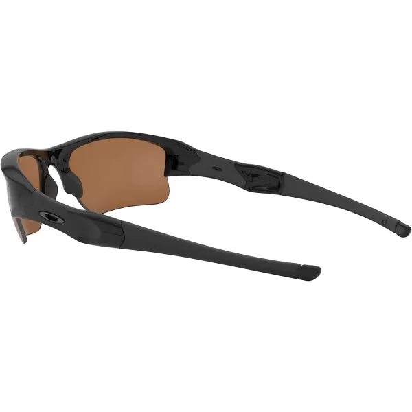 imageOakley Mens Oo9009 Flak Jacket Xlj Rectangular SunglassesPolished BlackBronze Polarized