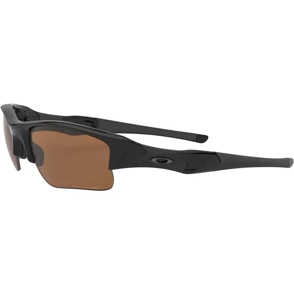 imageOakley Mens Oo9009 Flak Jacket Xlj Rectangular SunglassesPolished BlackBronze Polarized