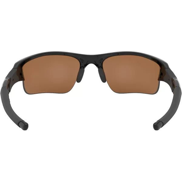 imageOakley Mens Oo9009 Flak Jacket Xlj Rectangular SunglassesPolished BlackBronze Polarized