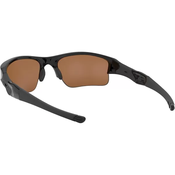 imageOakley Mens Oo9009 Flak Jacket Xlj Rectangular SunglassesPolished BlackBronze Polarized