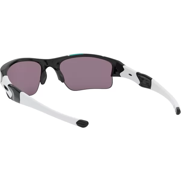 imageOakley Mens Oo9009 Flak Jacket Xlj Rectangular SunglassesPolished BlackJade Iridium