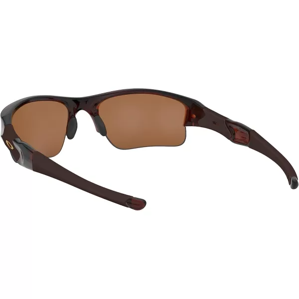 imageOakley Mens Oo9009 Flak Jacket Xlj Rectangular SunglassesPolished RootbeerBronze Polarized