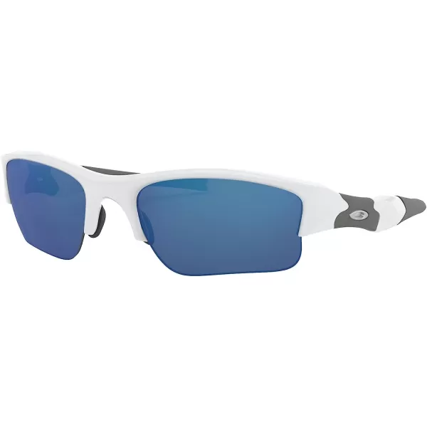 imageOakley Mens Oo9009 Flak Jacket Xlj Rectangular SunglassesPolished White