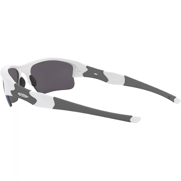 imageOakley Mens Oo9009 Flak Jacket Xlj Rectangular SunglassesPolished White