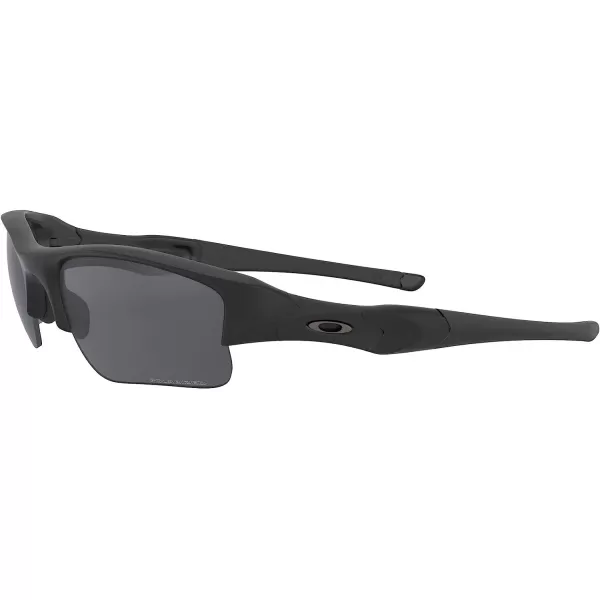 imageOakley Mens Oo9009 Flak Jacket Xlj SunglassesMatte BlackGrey Polarized