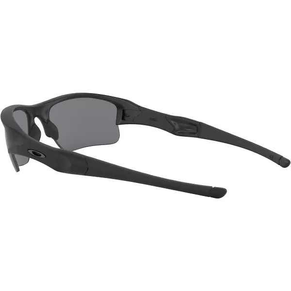 imageOakley Mens Oo9009 Flak Jacket Xlj SunglassesMatte BlackGrey Polarized