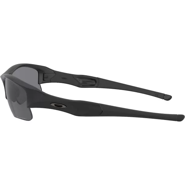 imageOakley Mens Oo9009 Flak Jacket Xlj SunglassesMatte BlackGrey Polarized