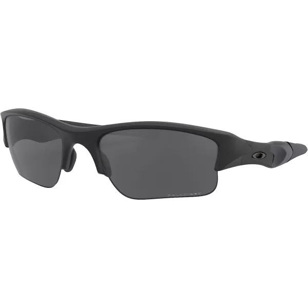 imageOakley Mens Oo9009 Flak Jacket Xlj SunglassesMatte BlackGrey Polarized