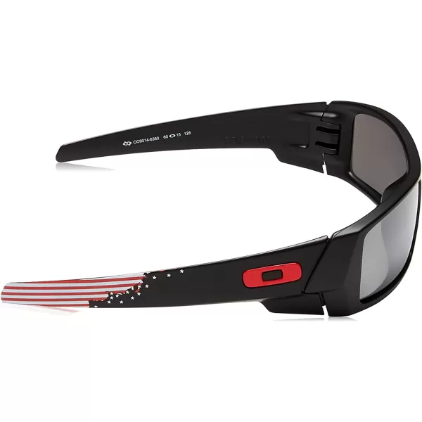 imageOakley Mens Oo9014 Gascan Rectangular SunglassesAmerican Heritage 2020Prizm Black Polarized