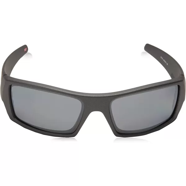 imageOakley Mens Oo9014 Gascan Rectangular SunglassesCerakote CobaltPolarized Black Iridium