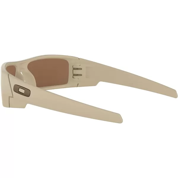 imageOakley Mens Oo9014 Gascan Rectangular SunglassesDesert TanPrizm Tungsten